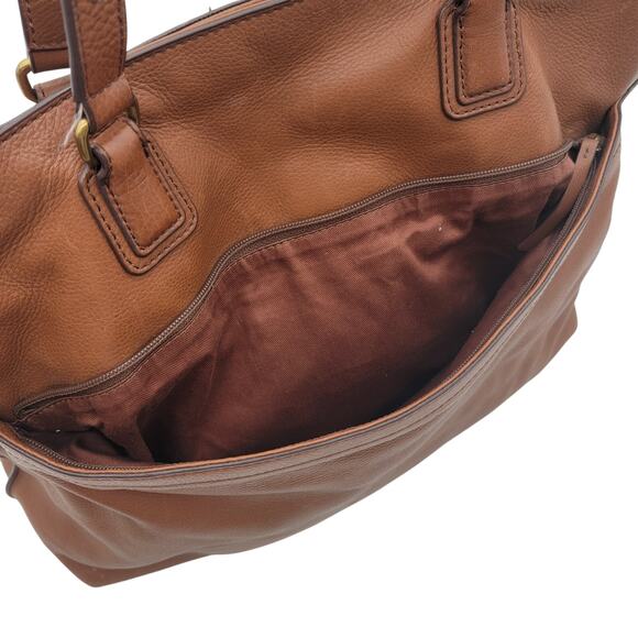 Fossil Leather Tote Bag - Picture 10 of 16